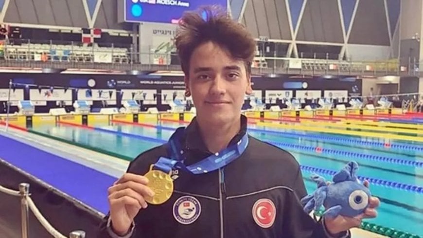 Avrupa Gençler Yüzme Şampiyonası'nda Türkiye'den dünya rekoru! Kuzey Tunçelli üst üste 2. kez şampiyon oldu