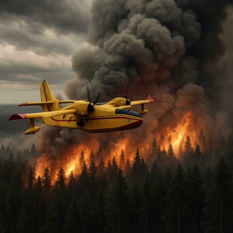 Pilot Killed After Firefighting Plane Crashes During Poland Forest Blaze