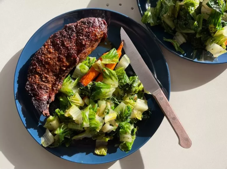 Broccoli Wedge Salad with Basil Vinaigrette