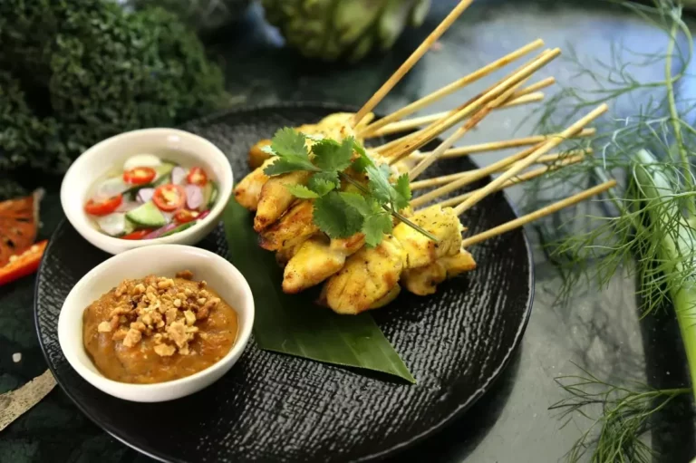Satay Chicken Legs with Peanut Sauce