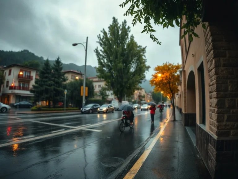 31 Ekim Hava Durumu: Ordu ve Giresun’da Kuvvetli Sağanak Yağış Uyarısı